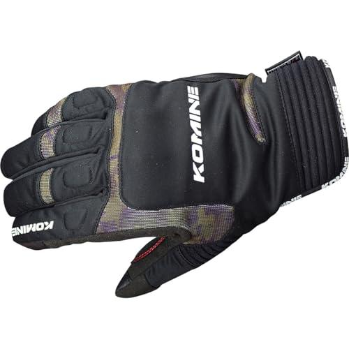 コミネ(KOMINE) バイク用 グローブ ウインターグローブ-カルタゴ Black/Wood Ca...