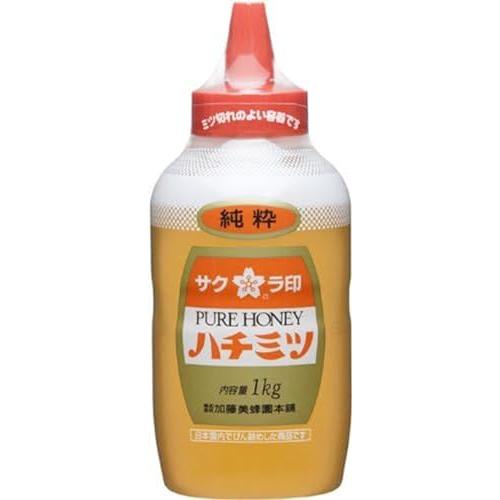 加藤美蜂園 サクラ印 純粋ハチミツ 1000g