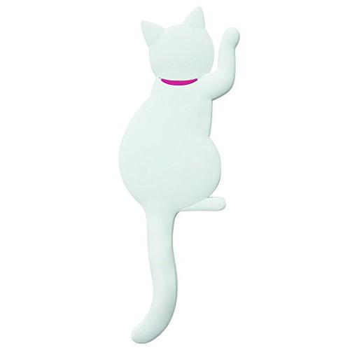 東洋ケース マグネットフック Cat tail シロ MH-CAT-01