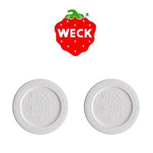 WECK ウェック ガラスキャニスター専用 プラスチックカバー [ Sサイズ ] (２個入り)｜remtory