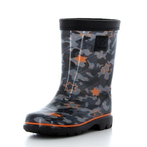 日本製 レインブーツ 防滑ソール 14~21cm 男の子 女の子 キッズ RB C65 ブラック 1...