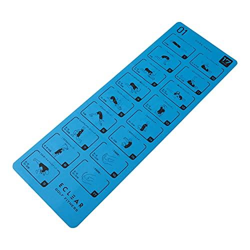 エレコム ゴルフ トレーニングマット ケアマット ケア ケアメニュー付 折り畳み 収納袋付 けが予防...