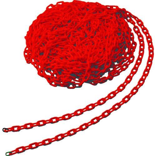 TRUSCO(トラスコ) プラチェーン 6MMX30M レッド TPC6R