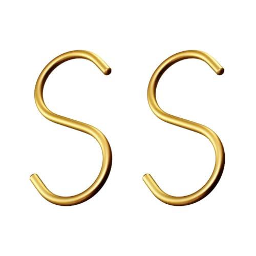 ハイロジック TQOOL S字フック アルミSフック 大 ゴールド 2本入 95361