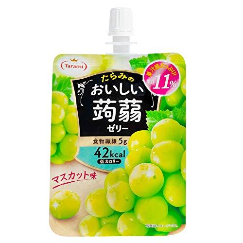 たらみ おいしい蒟蒻ゼリー マスカット味 150g×6個