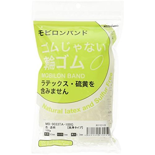 日清紡績 S日清紡 モビロンバンド90X3X0.3透明/洗浄タイプ100G MB9033TA100G