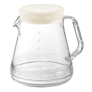 曙産業 コーヒーサーバー ホワイト 750ml 5杯分 日本製 軽くて割れにくいトライタン樹脂製 ガラスのように透明 目盛付き 電子レンジ対応