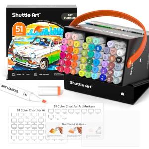 Shuttle Art イラストマーカー 100色 マーカーペンセット 油性☆彡 楽天市場】【送料無料】イラストマーカー 50~100色セット カラーペン