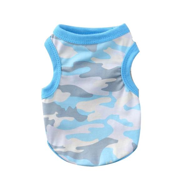 RIOSTUDIO 犬服 犬の服 春夏用 夏用 綿製パターンプリントタンクトップ 犬 服 ペットウェ...