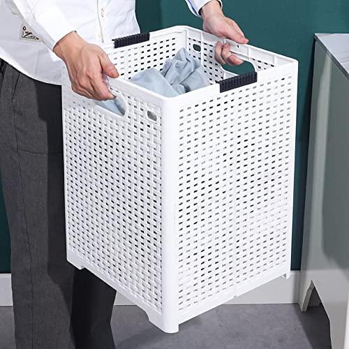 ランドリー バスケット 洗濯カゴ 折り畳み式 大容量 おしゃれ 取っ手付き ランドリー収納 ボックス...