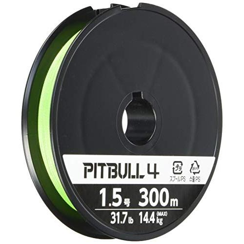 シマノ(SHIMANO) ライン ピットブル4 300m 1.5号 ライムグリーン PL-M74S