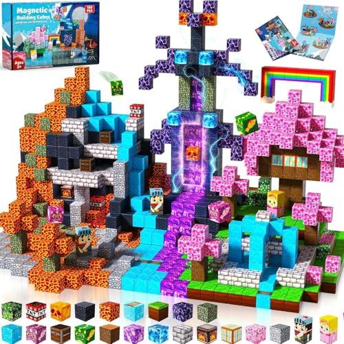 150 Pcs マグネットブロック 磁石ブロック おもちゃ 子供 知育玩具 磁石ブロック マグネット...