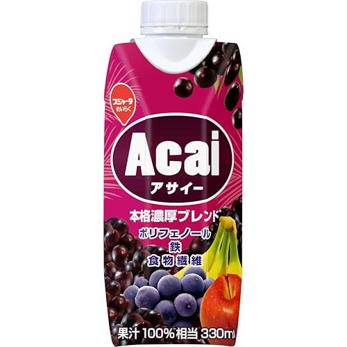 スジャータめいらく アサイー 本格濃厚ブレンド 330ml (12本入)