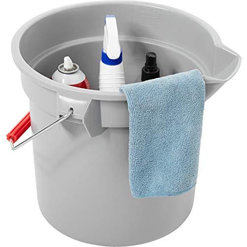 ラバーメイド(Rubbermaid) BRUTE バケツ(L) グレー(13.2L) FG26140...