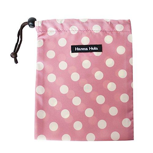 ハンナフラ ペット 消臭マナー巾着 S ポルカピンク 抗菌 うんち袋 消臭袋 Hanna Hula