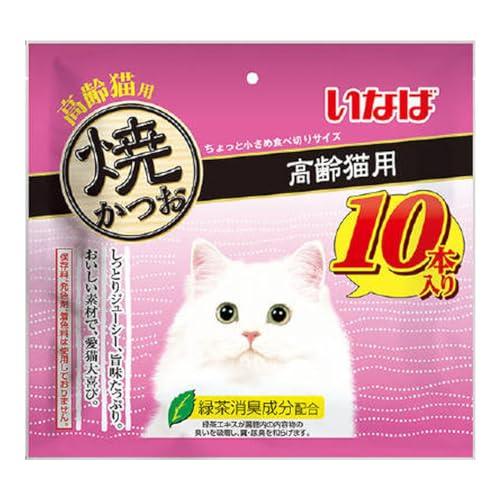 いなば 焼かつお 高齢猫用. 10本 猫用おやつ
