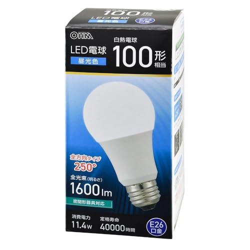 オーム(OHM)オーム電機 LED電球 E26 100形相当 昼光色 LDA11D-G AG59 0...