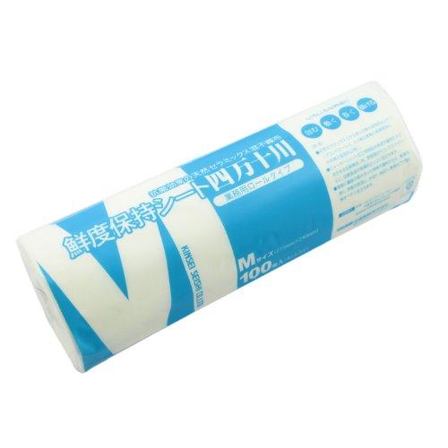 金星製紙 クッキングペーパー 四万十川 鮮度保持 抗菌 シート M 日本製 ロールタイプ ホワイト