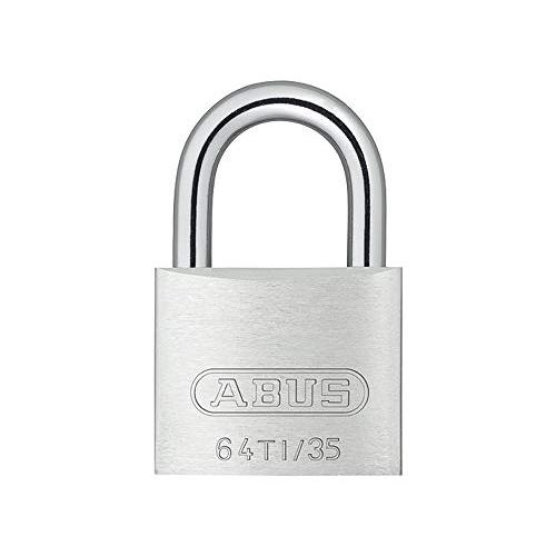 日本ロックサービス ABUS アバス南京錠 TITALIUM 64TI シルバー 35