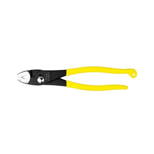 ツノダ TTC ぷらイヤー 樹脂付き 傷つけない バネ付 200mm PL-200SC-S