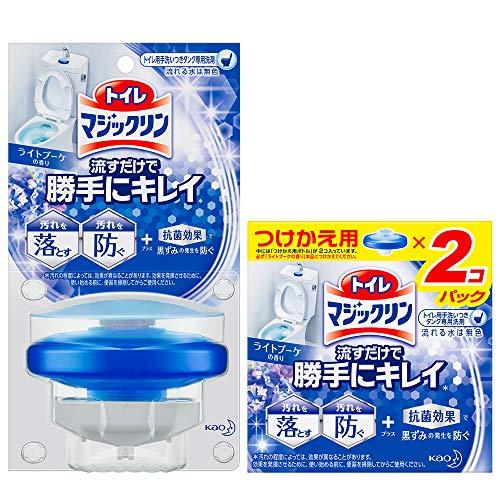 まとめ買いトイレマジックリン トイレ用洗剤 流すだけで勝手にキレイ ブーケの香り 本体+付替用