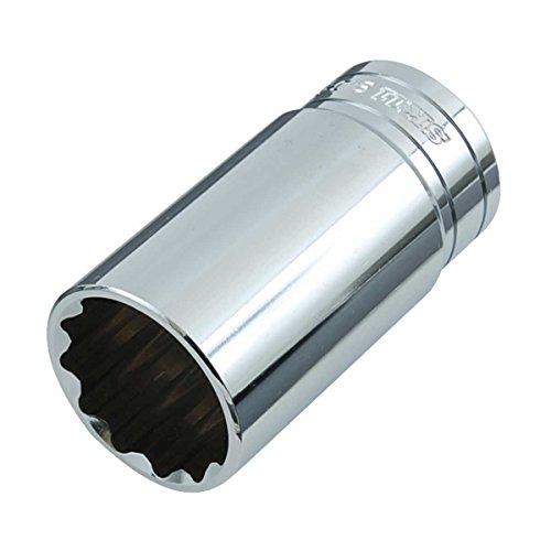 SK11(エスケー11) 十二角ディープソケット 差込角 12.7mm (1/2インチ) 30mm ...