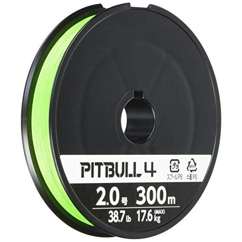 シマノ(SHIMANO) ライン ピットブル4 300m 2.0号 ライムグリーン PL-M74S ...