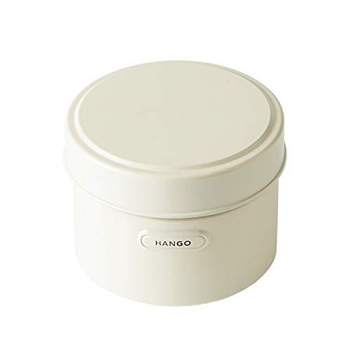 竹中 ランチボックス HANGO LUNCH ラウンド 電子レンジ対応 アイボリー 上段280ml ...