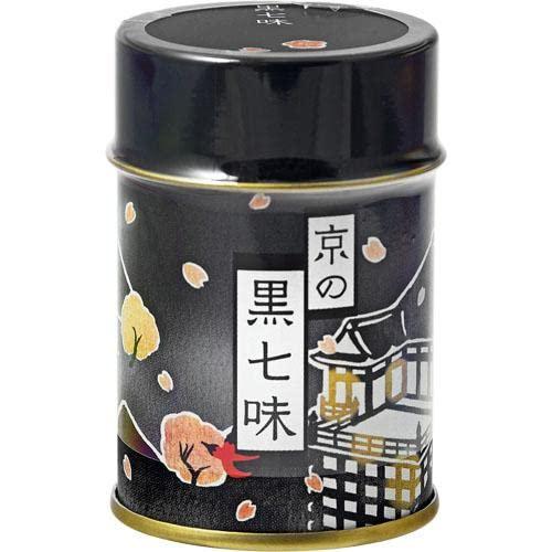 丸や 京の黒七味 缶 10g