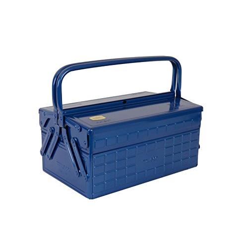 TRUSCO(トラスコ) 3段式工具箱 352X220X343 ブルー GT-350-B