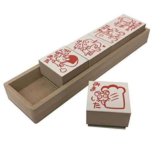 サンビー スタンプ ゴム印 学校用 評価印 ティーチャースタンプ 30ミリ 5本組 SS-038