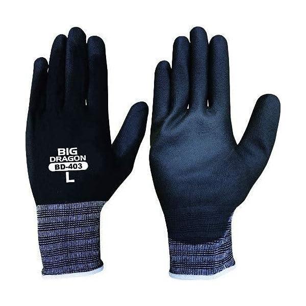 富士グローブ ウレタンゴールド10双組 BD-403 L 7066 ブラック