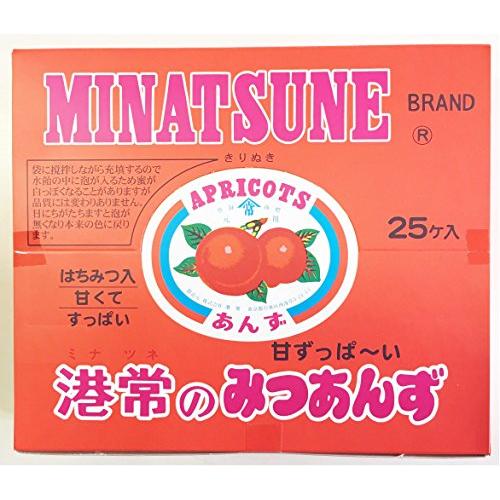 ミナツネ　港常のみつあんず（２５袋入り）