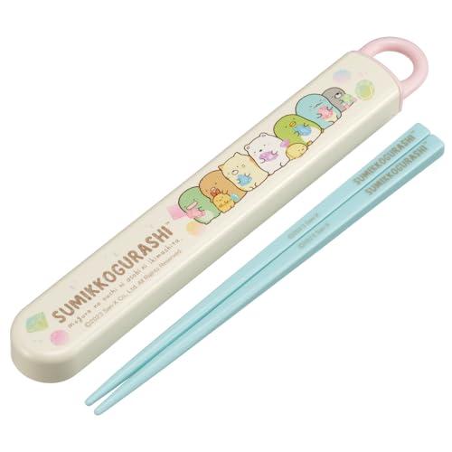 スケーター(Skater) 子供用 箸 箸箱セット 16.5cm お弁当用 抗菌加工 開けやすいスラ...