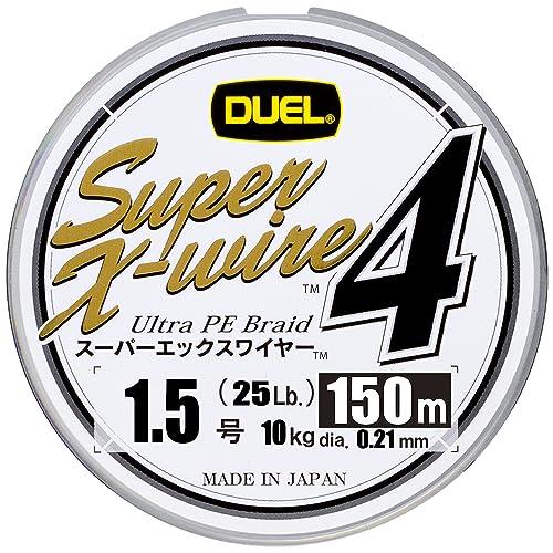 DUEL(デュエル) PEライン 1.5号 スーパーエックスワイヤー4 (Super X-wire ...