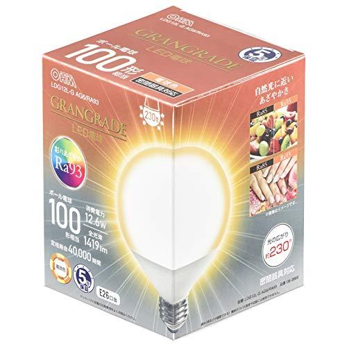 オーム電機 LED電球 ボール電球形 E26 100形相当 電球色 LDG12L-G AG6/RA9...