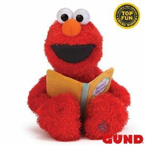 SESAME STREET セサミストリート 絵本 エルモ Nursery Rhyme Elmo 乳幼児からOK ぬいぐるみ 手触りふわふわ  キャラクター 動く 歌う #4044044｜renaissance-gift