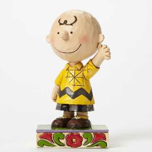 チャーリーブラウン -Good Man-PEANUTS JIM SHORE ピーナッツ ジムショアスヌーピー Snoopy フィギュア 置物 彫像 イ #4044676｜renaissance-gift