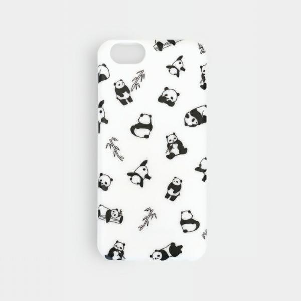 BGM iPhone 6 6s Panda White スマホケース Apple アップル アイフォ...