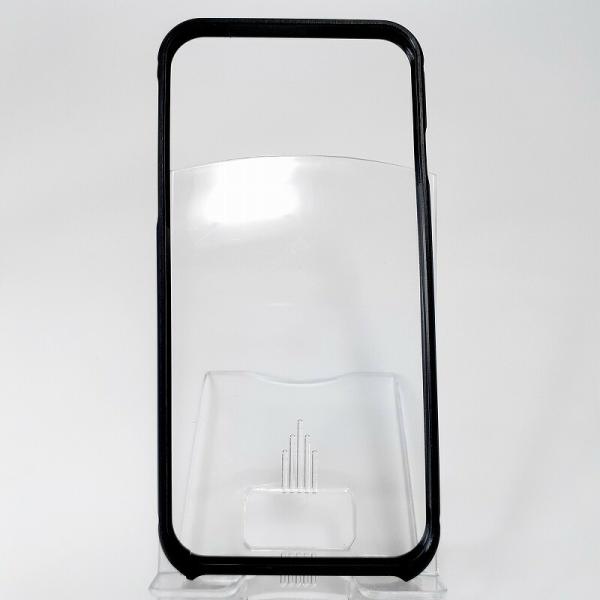 iPhone 7 8 SE2 SE3 アルミバンパーケース 耐衝撃 ブラック シンプル スマホ保護