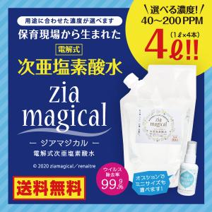 次亜塩素酸水 4L 除菌剤 消毒 詰め替え 選べる濃度 ジアマジカル