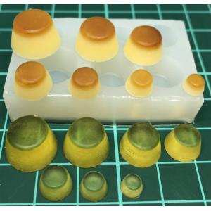 ミニチュア【丸プリン7サイズ】シリコンモールド　ミニチュアフード　食品サンプル