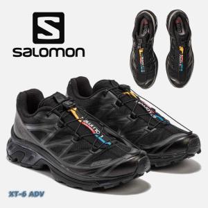 『クーポン抽選最大25％OFF』SALOMON サロモン  ブラック XT-6 ADV トレイルランニング スニーカー ハイキング トレイルランニング シューズ 靴 山登り 男女兼用