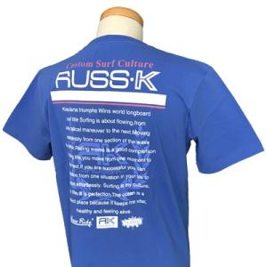 RUSS-K(ラスケー)__メンズ_半袖Ｔシャツ【ブルー(75)】_311928405｜reneba