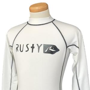 RUSTY（ラスティ）_メンズ_ラッシュガード【ホワイト(WHT)】_914-603