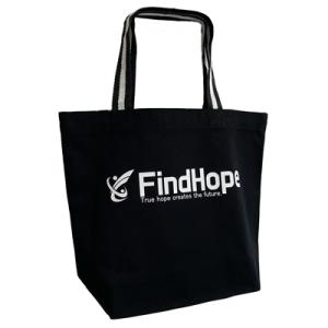 FindHope(ファインドホープ)_レギュラー_キャンパス_トートバッグ【ブラック(BK＆WT)】_FH010｜reneba