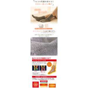 冷えとり靴下 ホカロン 2足組 靴下 レディー...の詳細画像5