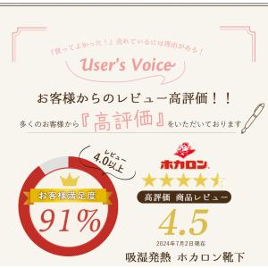 あったか靴下 レディース 3足組 履くホカロン...の詳細画像2
