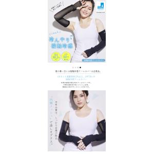 接触冷感 アームカバー UVカット 遮熱率98...の詳細画像1