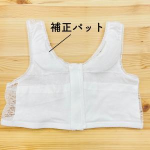 和装 メッシュ ブラジャー 白 日本製 補正下...の詳細画像5